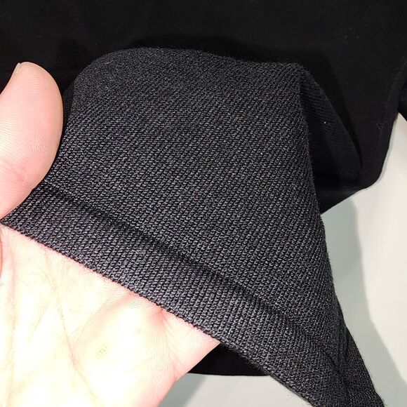 Elementz Women's Black Zebra Print Collared Top Size S - Picture 3 of 6